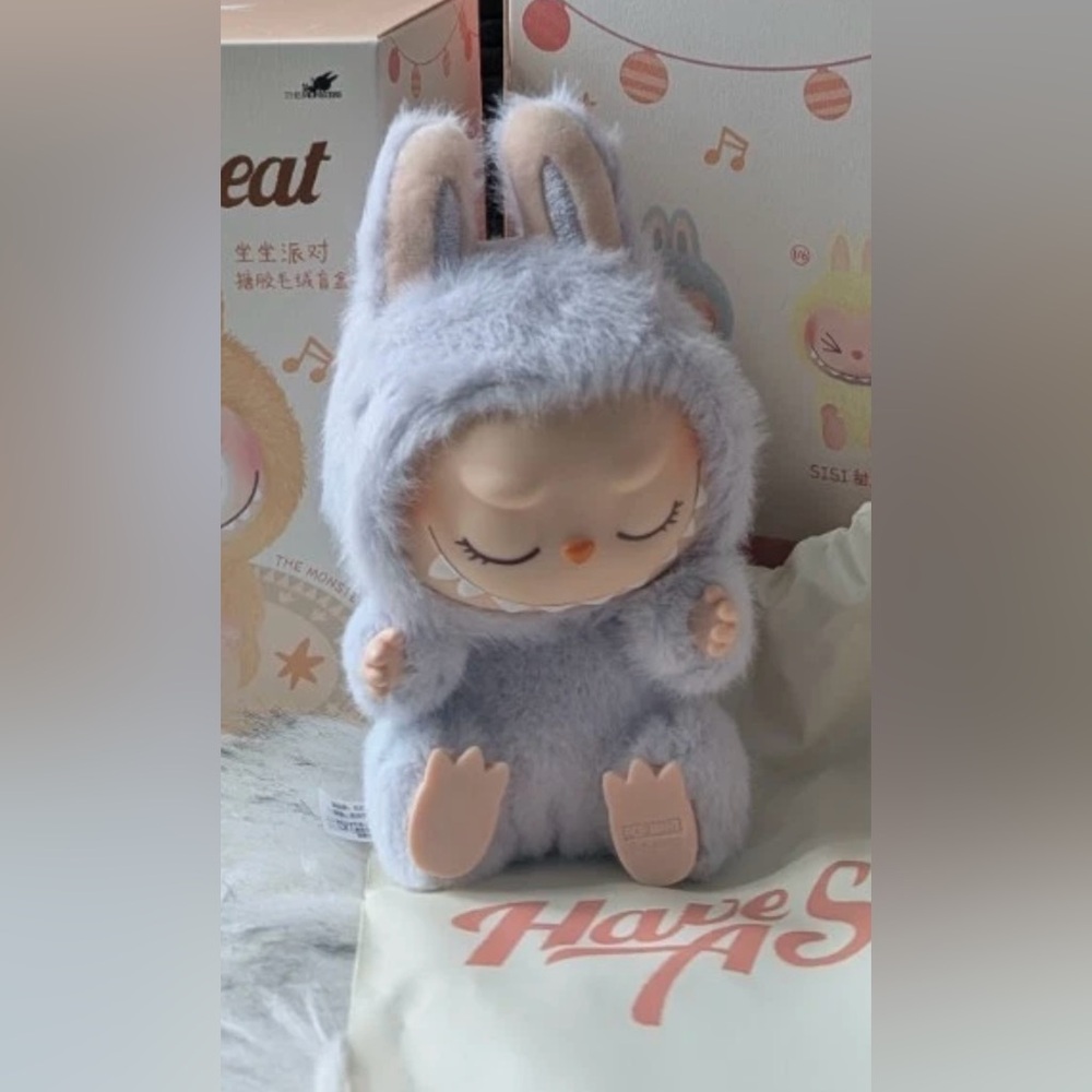 Labubu The Monsters Have A Seat Sealed ZiZi !! POP MART Lilac Purple Confirmed